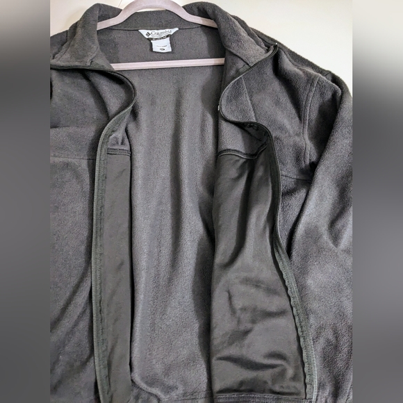 COLUMBIA, Steens Mountain, Full-Zip Fleece Jacket. Charcoal. Size XXL. - Picture 4 of 9